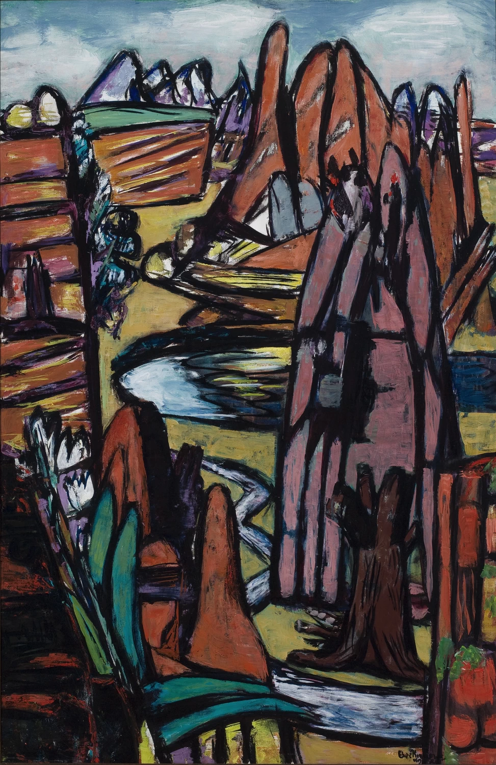 Boulder, paesaggio roccioso - Saint Louis Art Museum